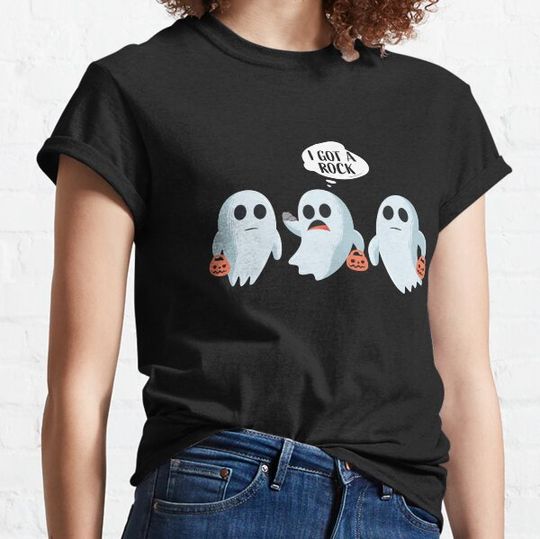 Discover Funny I Got A Rock Halloween Trick Or Treat T-shirts