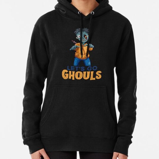 Discover Let's Go Ghouls , Funny Halloween Ghouls Costume Hippie Vibes Hoodies