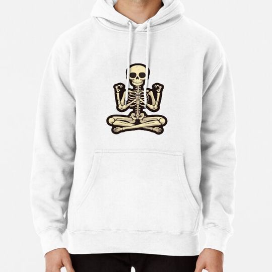 Discover cute skeleton yoga Hoodies
