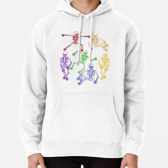 Discover Rainbow Skeletons Hoodies