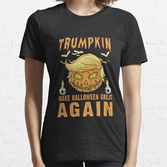 Discover Trumpkin make Halloween Great Again Funny Halloween trump costume T-shirts