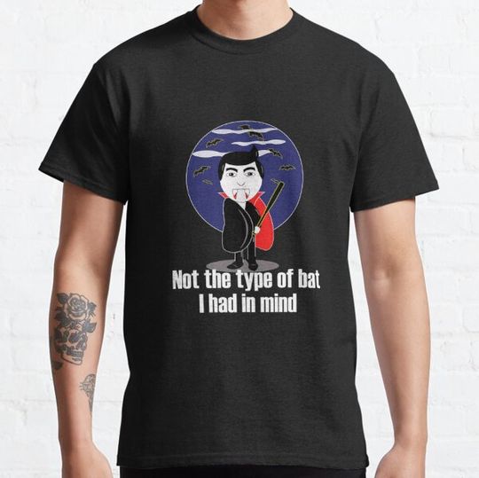 Discover HALLOWEEN VAMPIRE CAPE BASEBALL BAT FUNNY PUN T-shirts