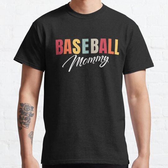 Discover Baseball mummy Mother day T-shirts