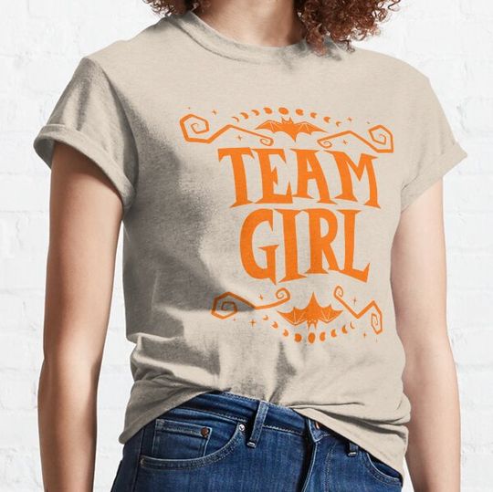 Discover Gender Reveal Ideas Team Girl Halloween T-shirts