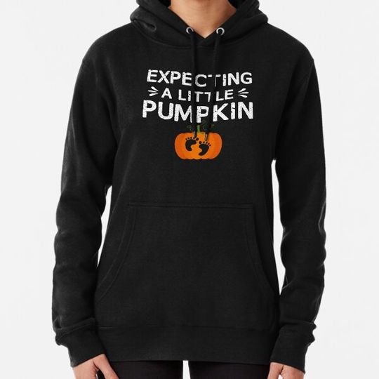 Discover Funny Halloween Expecting a Little Pumpkin Cute T-Shirt Gift Hoodies