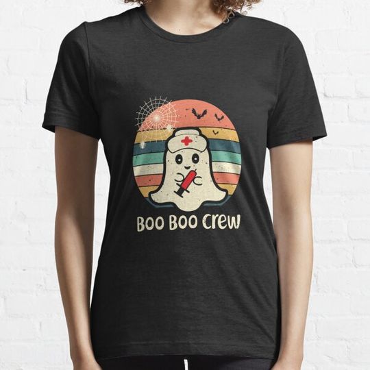 Discover Halloween Ghost Boo Boo Crew Hospital Nurse T-shirts