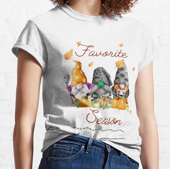 Discover Gnome, Halloween, fall T-shirts