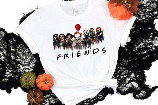 Discover Squad Goals Horror Halloween Shirt for Friends