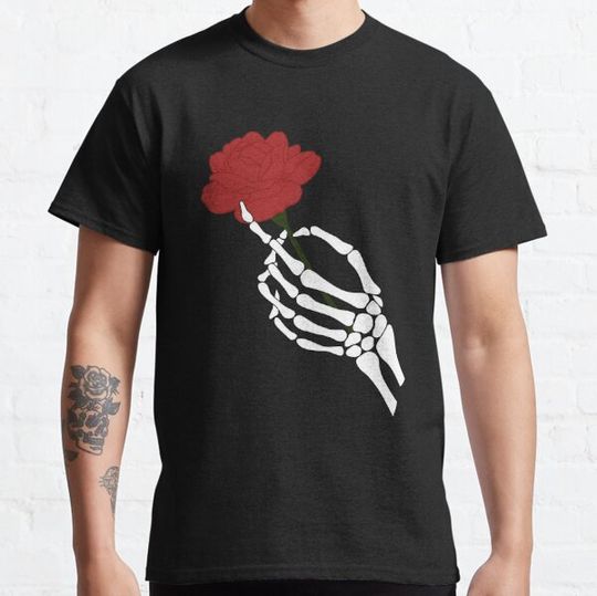 Discover Roses for a skeleton T-shirts