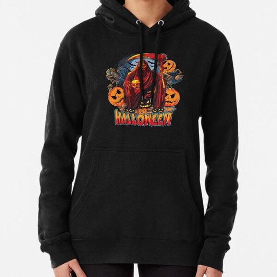 Discover Halloween Evil skeleton, Pumpkin Hoodies