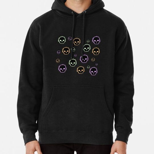 Discover Spooky Skull Pattern Hoodies