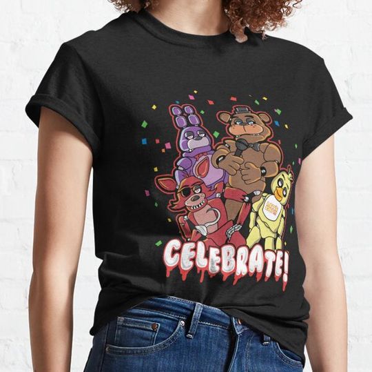 Discover Five Nights At Freddy_s Celebrate! T-shirts