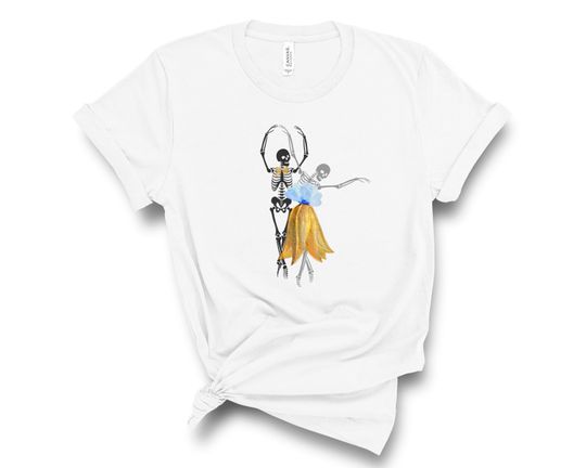 Discover Skeleton Ballet Halloween Shirt
