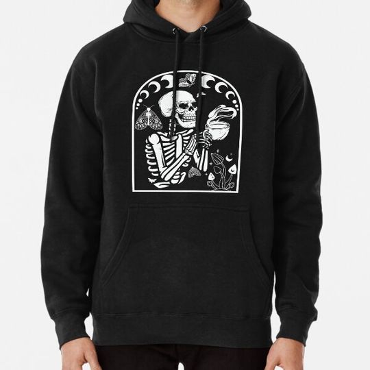 Discover Skeleton Coffee Halloween Gift Hoodies