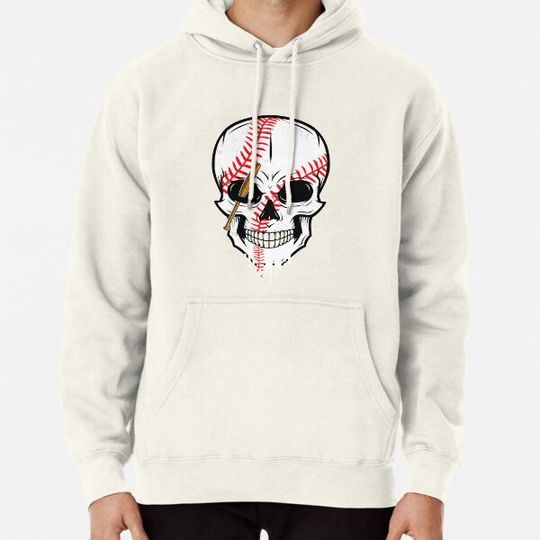 Discover Baseball Skull Costume Halloween Hoodies