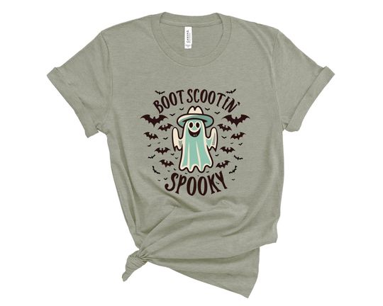 Discover Boot Scootin Spooky Cowboy Ghost Halloween Sweatshirt