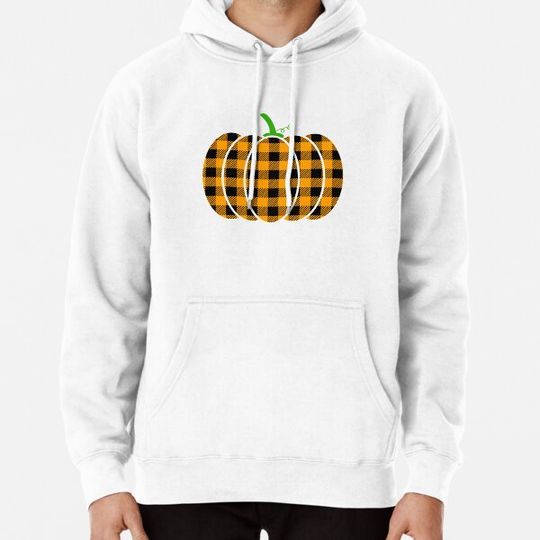 Discover Fall Plaid Pumpkin Halloween Hoodies
