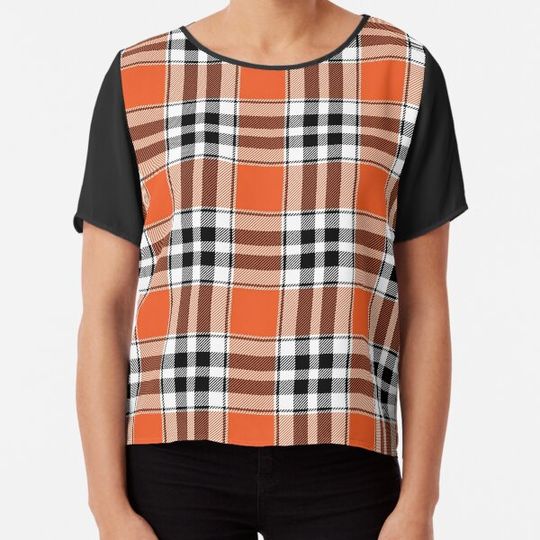 Discover Halloween Plaid No. 4 T-shirts