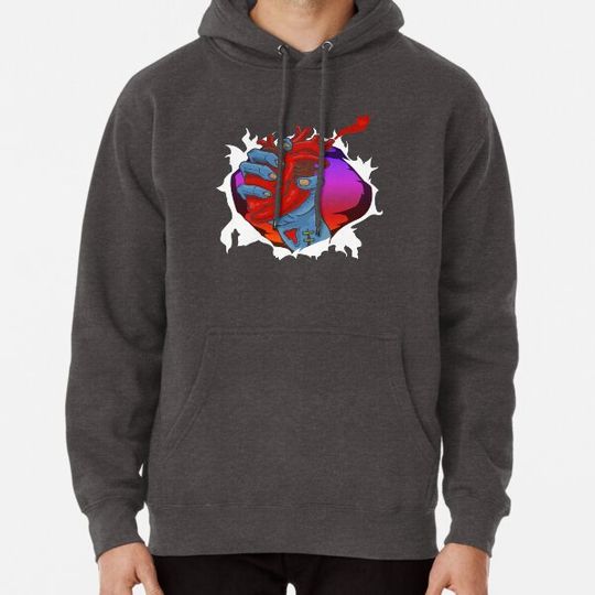 Discover Zombie Hand Holding Beating Heart Hoodies