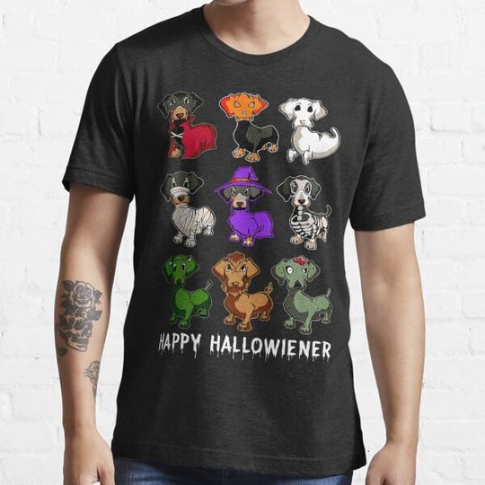 Discover Happy Halloweenie Dachshund Halloween T-shirts