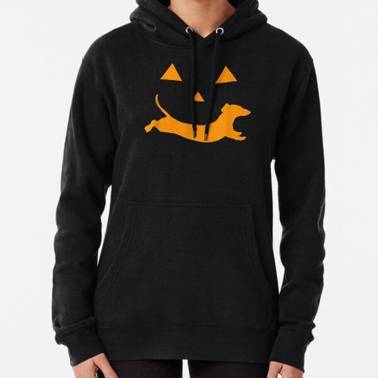Discover Halloween Pumpkin Dachshund Jackolantern Hoodies