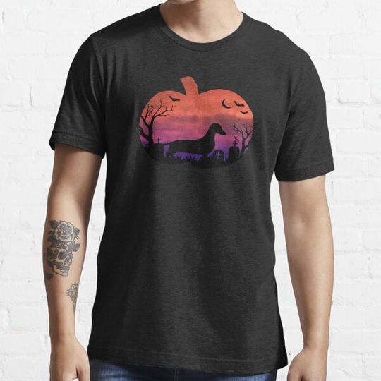 Discover Dachshund Pumpkin - Halloween Cute Dachshund Dog Gift T-shirts