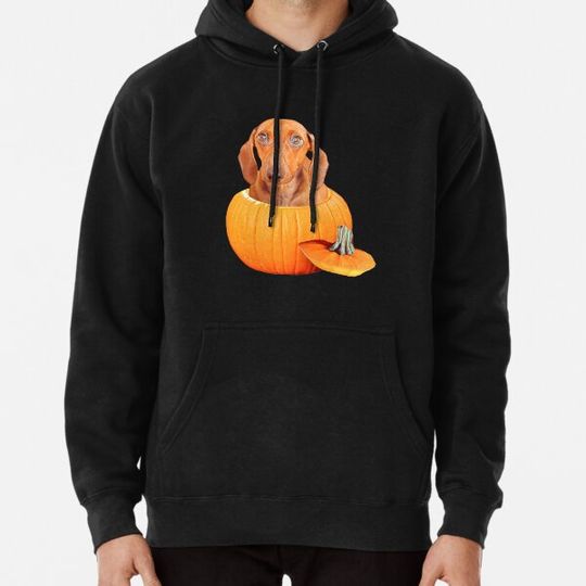 Discover Halloween Dachshund Doxie Wiener Dog Pumpkin for Dachshund Lovers Hoodies
