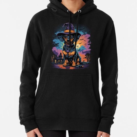 Discover Dachshund Halloween - Witchy Doxie Hoodies