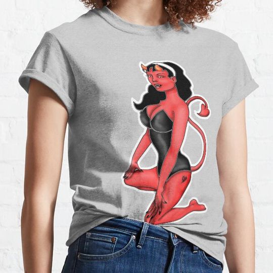 Discover Naughty Lil Red Devil Smokin' Hot T-shirts