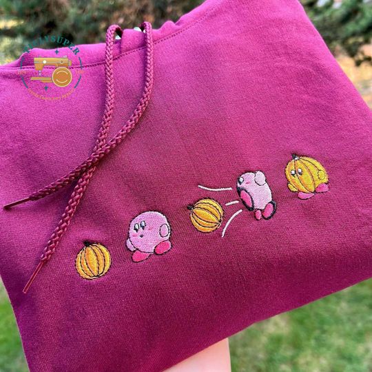 Discover Funny Pumpkin Embroidered Sweatshirt for Fall