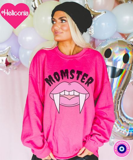 Discover Momster Halloween Sweatshirt for Moms