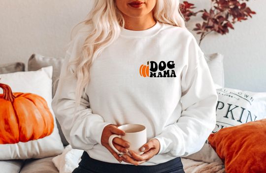 Discover Dog Mama Sweater - Matching Fall Bandana Set