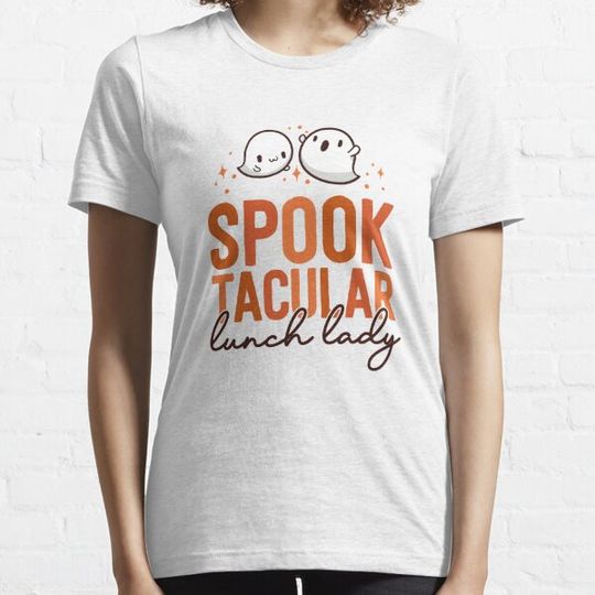 Discover Lunch Lady Halloween School Cafeteria Matching Faculty Staff T-shirts