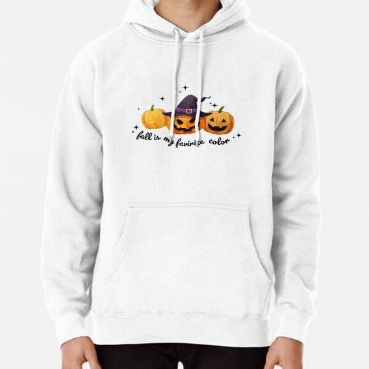 Discover fall is my favirite color, pumpkin Hoodies