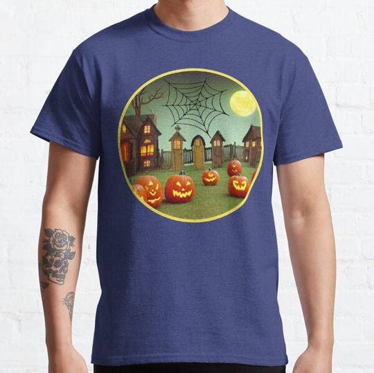 Discover VINTAGE HAUNTED  HALLOWEEN MANSION T-shirts