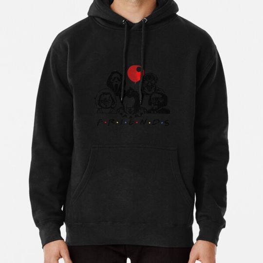 Discover Spooky Friends Sticker Hoodies