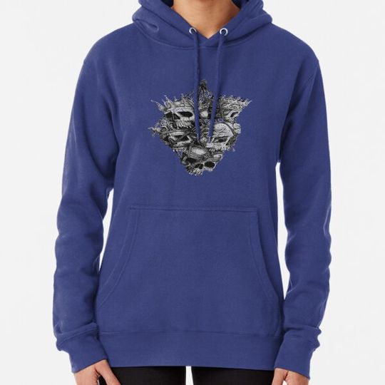 Discover Skull, scary, things, fanny, haloween, gif Hoodies