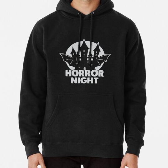 Discover horror night   Scary Pumpkin Spooky Halloween Hoodies