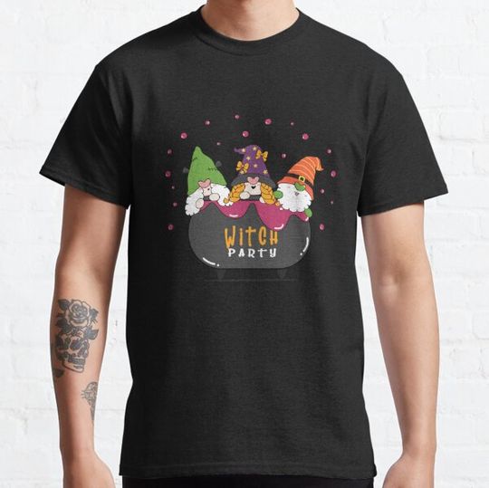 Discover Gnome Witch Party T-shirts