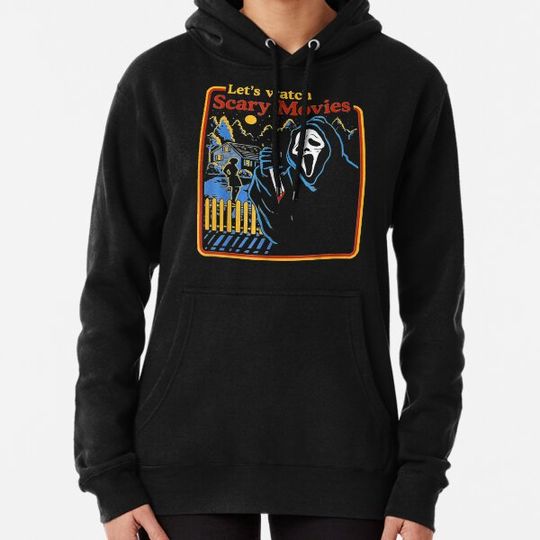 Discover Halloween Let's Watch Horror Movies Cry Horror Essential Hoodies