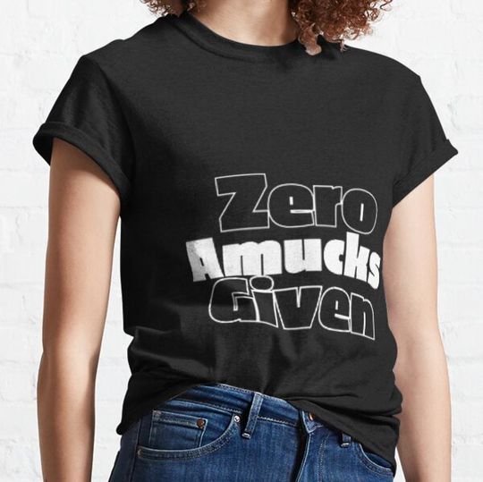 Discover zero amucks given T-shirts