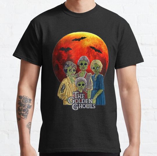 Discover Vintage The Golden Ghouls Custom For Women Men Halloween T-shirts
