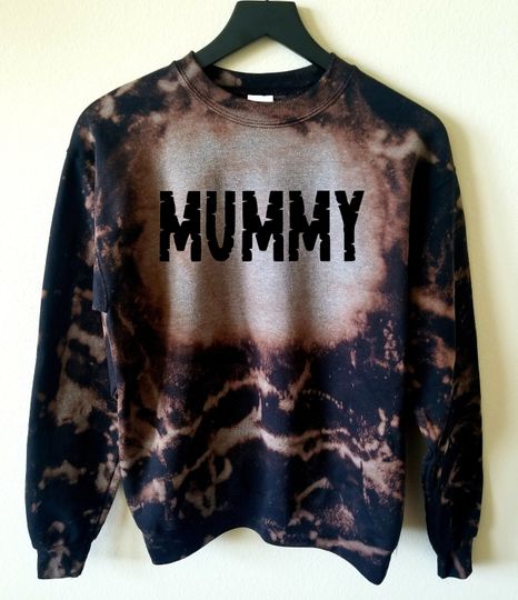 Discover Bleached Mummy Sweatshirt for Fall