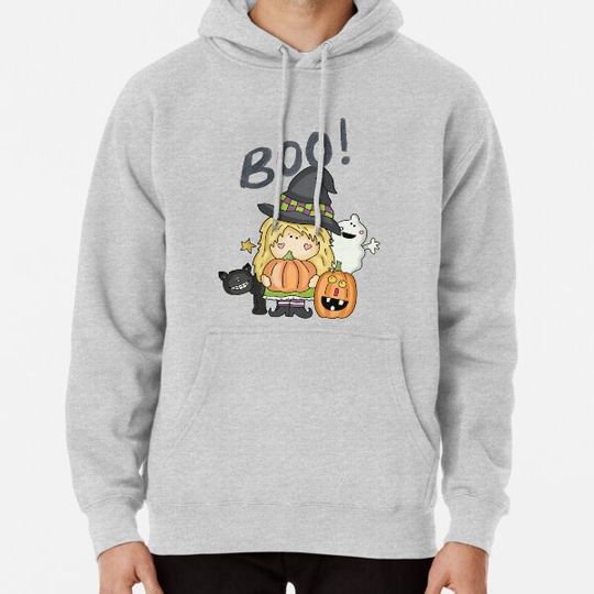 Discover Hey Boo Witch Stickers Hoodies