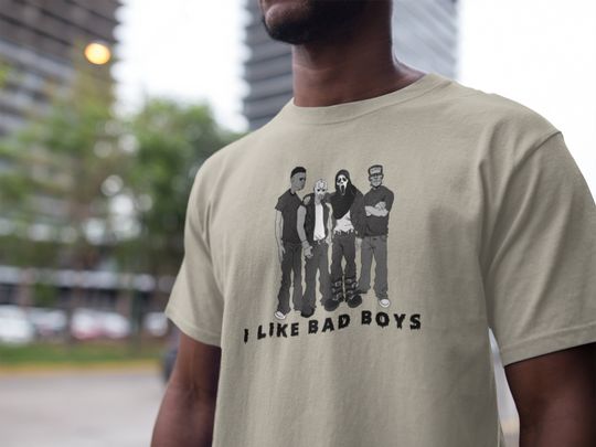 Discover I Liked Bad Boys Unisex Shirt, Horror Movie  Halloween Tee | Halloween Unisex Shirt, Scary Movie Tee, Franskestein friday 13th