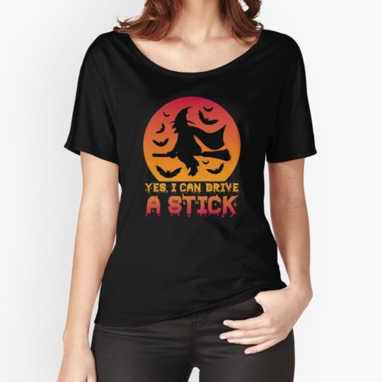 Discover Yes I Can Drive A Stick – Halloween Design T-shirts