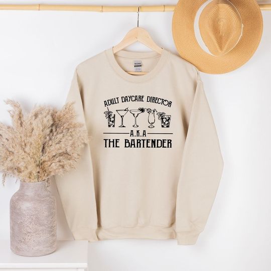 Discover Funny Bartending Sweatshirt - Gift for Bartenders and Baristas