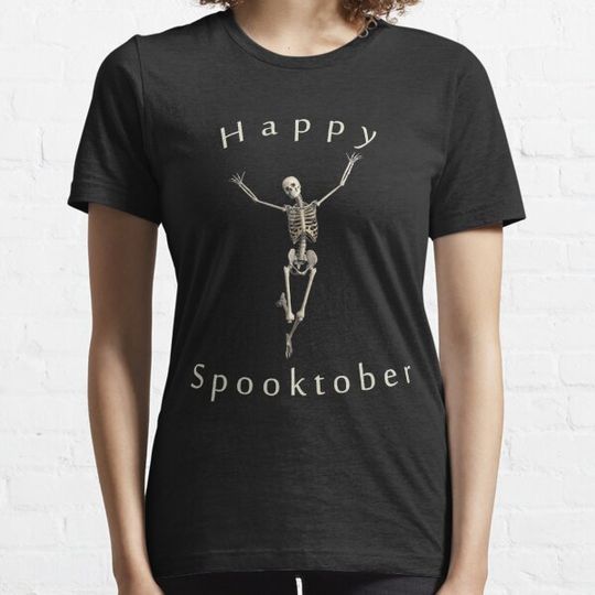 Discover Happy Spooktober Dancing Skeletons T-Shirt, Dancing Skeleton T-Shirt T-shirts