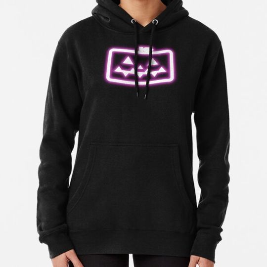 Discover Evil Pumpkin Neon Black light Reactive Style, Triangle pumpkin head Hoodies