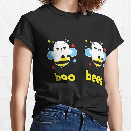 Discover Funny halloween boo bees memes T-shirts